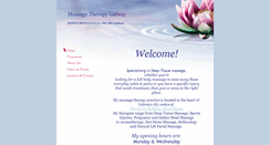 Desktop Screenshot of massagetherapygalway.com